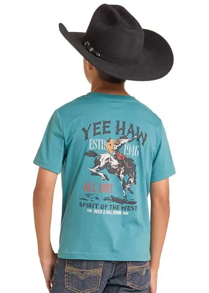 Y RR Bronco T-shirt- Turquoise