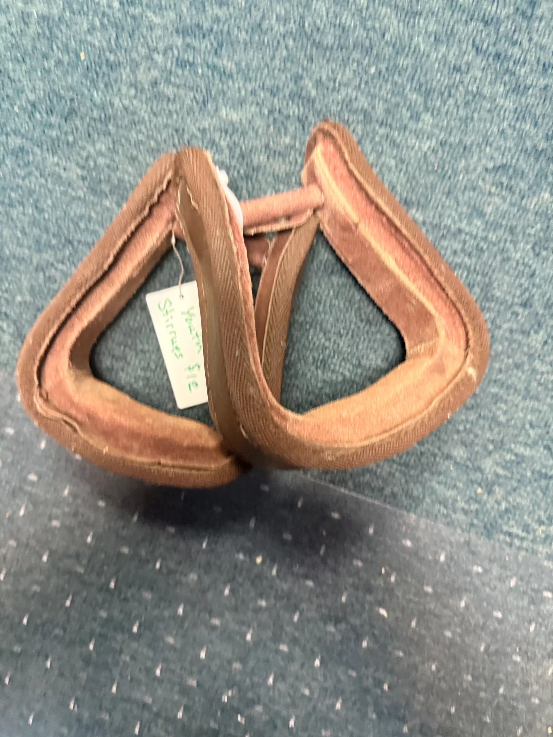 Youth western saddle stirrups