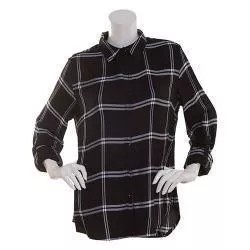 Zac & Rachel Plaid Button Up Blouse