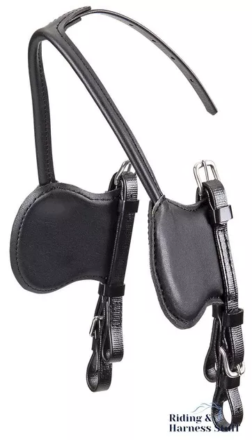 Zilco Bridle Blinkers and Cheeks Full Round SL Deluxe