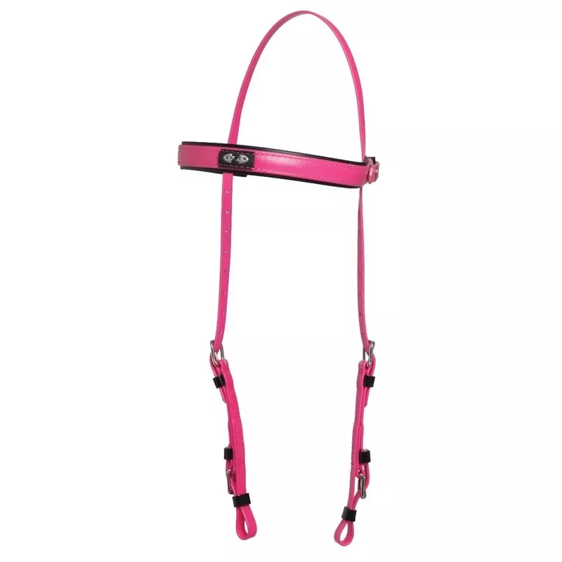 Zilco Deluxe Endurance Bridle Headstall Only – Pink