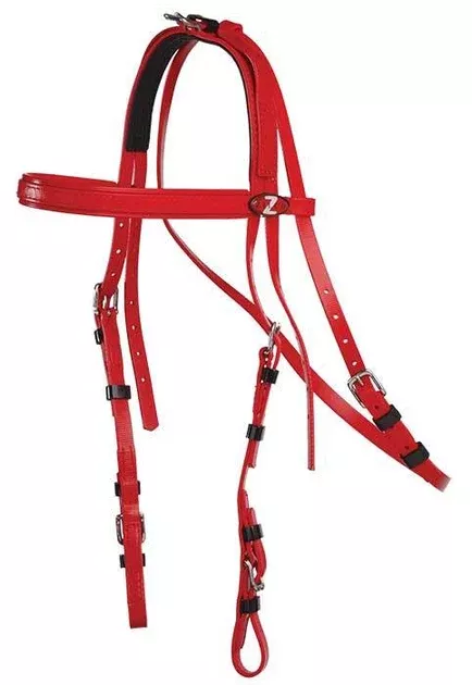 Zilco Extended Throat Bridle for Harness Racing