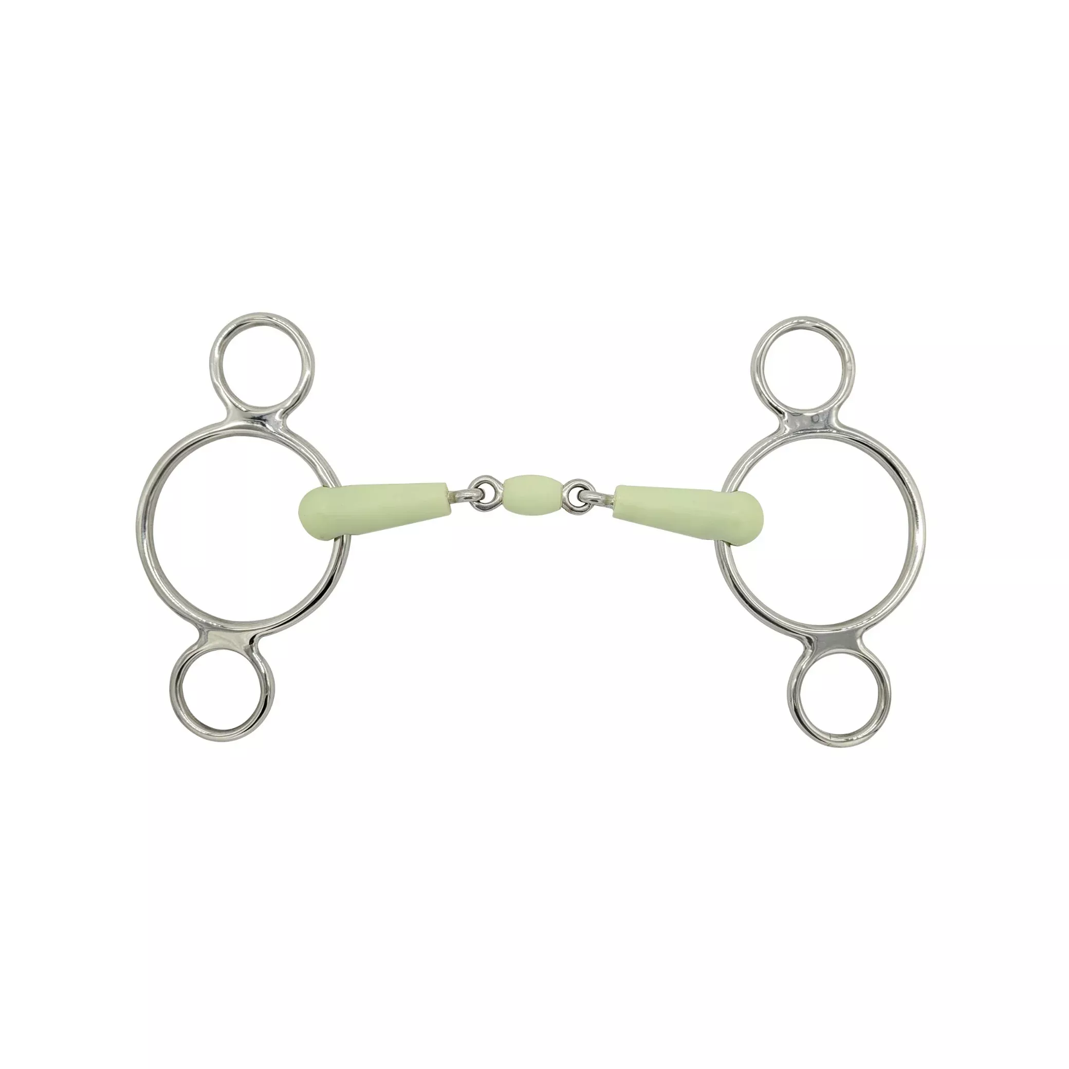 Zilco Pessoa Double Jointed White Mouth Bit