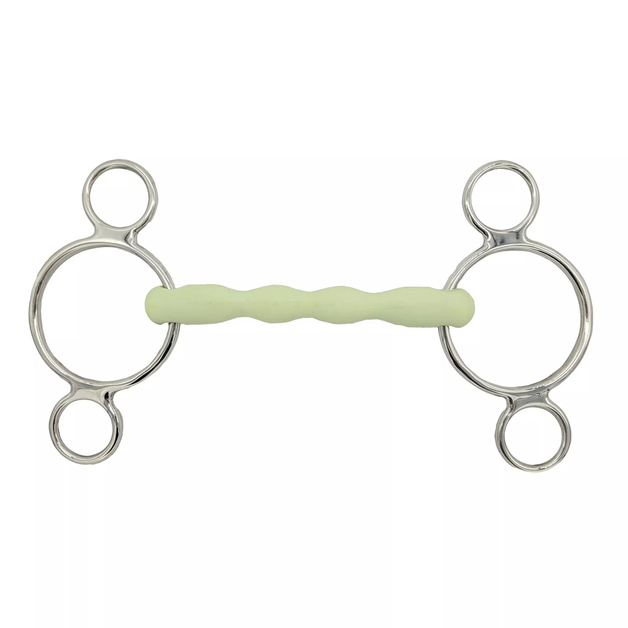 Zilco Pessoa Gag Flexible White Mouth Bit