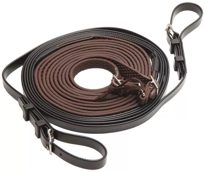Zilco Reins Single R Grip Black/Brown