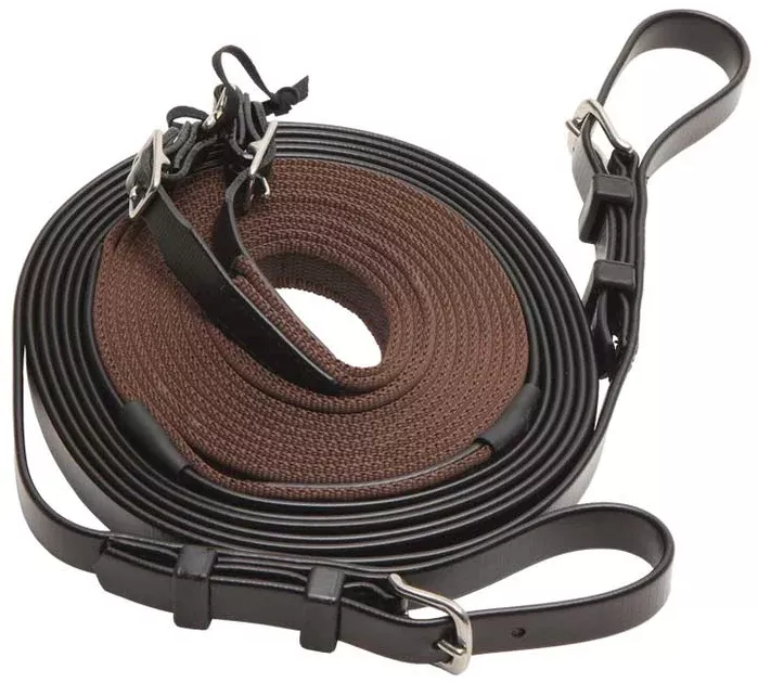 Zilco Reins Single S Grip Black/Brown