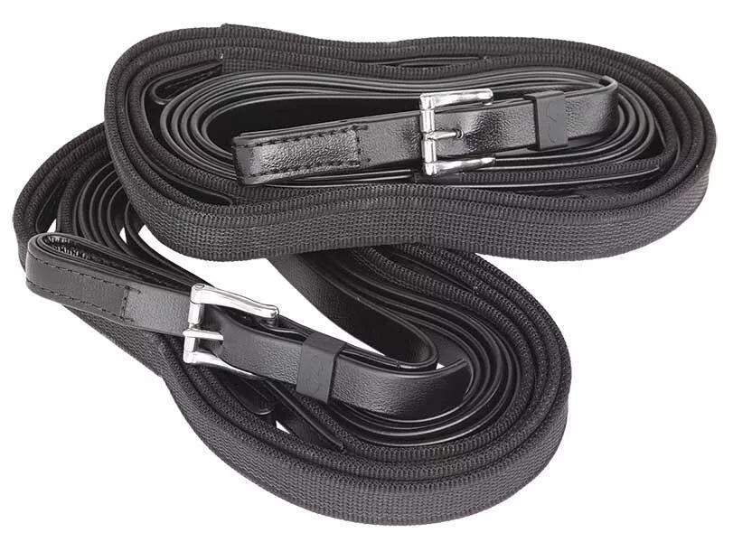 Zilco S-Grip 4 Loop Reins (4.4Mtr) - Black
