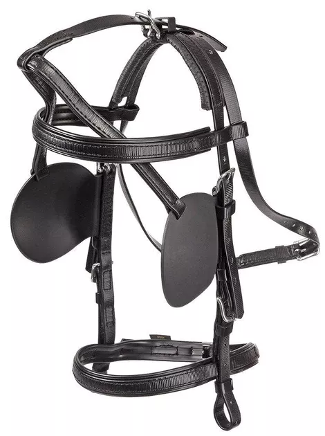 Zilco SL Plus Driving Bridle with Blinkers