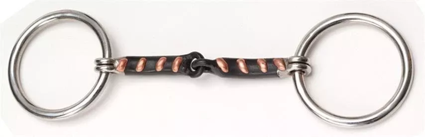 Zilco Sweet Iron Loose Ring Snaffle with Copper Inlay