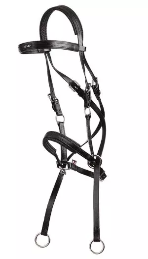 ZILCO SYNTHETIC BITLESS BRIDLE | BLACK | COB
