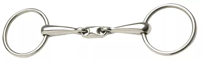 Zilco Training Loose Ring Snaffle - Stainless Steel Fine Mouth